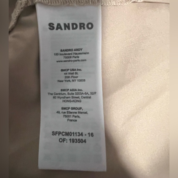 SANDRO Indiana Cropped Shirt. NEW WITH TAGS! - Picture 11 of 11